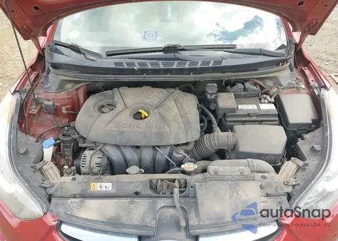 2013 Hyundai Elantra Gls из США, поврежденный, VIN 5NPDH4AE9DH437581